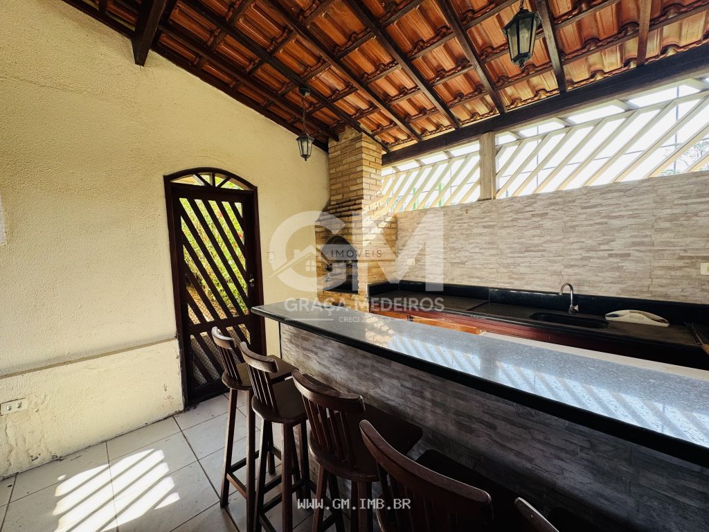 Foto de Chalé com 3 quartos e espaço gourmet particular 