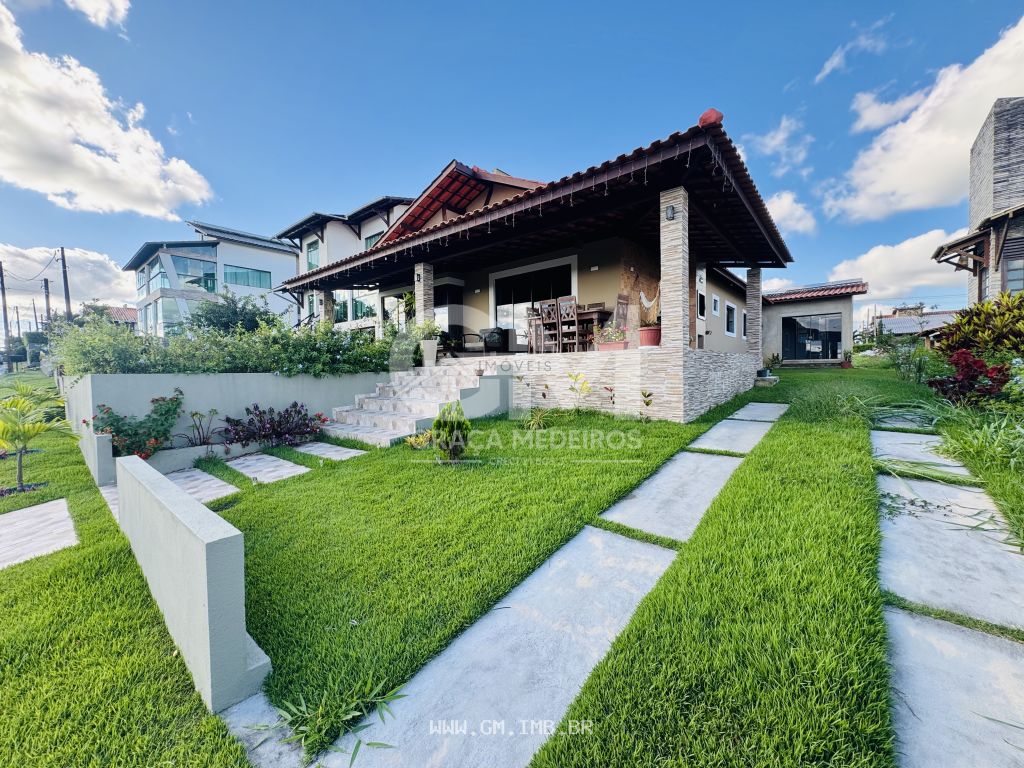 Foto de Casa térrea em condomínio com terraço gourmet