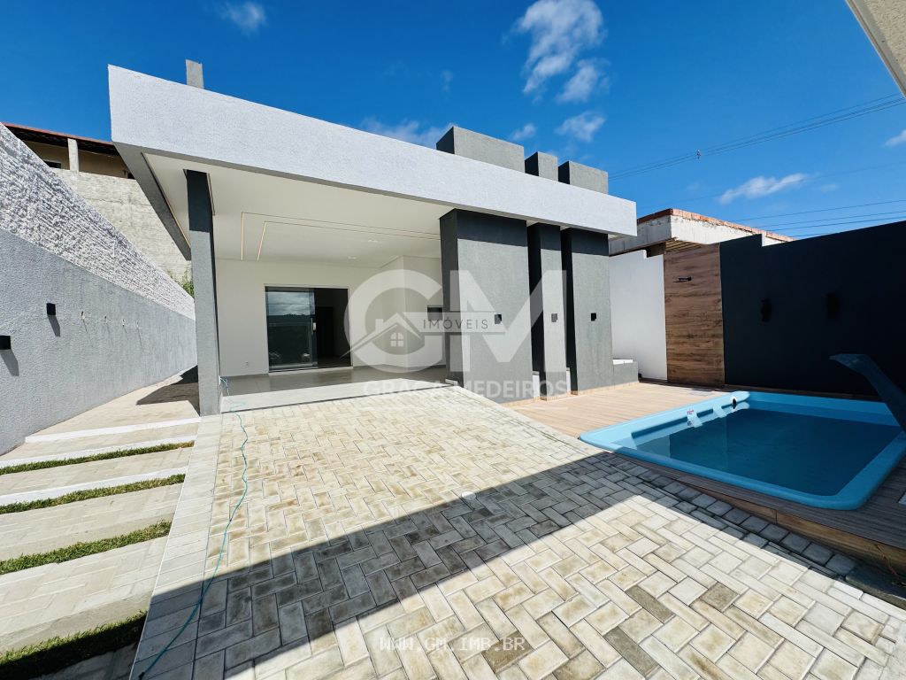 Foto de Casa nova com 135 m², piscina e terraço gourmet 